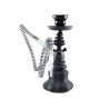 Narghilé 2 tubo Sisha Angular1 colore nero cm. 26