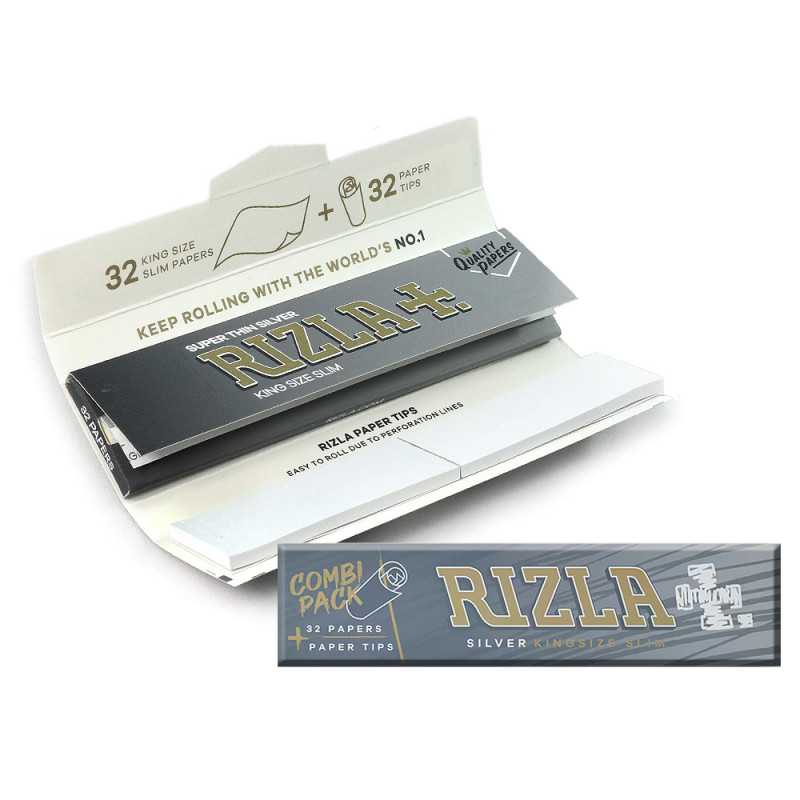 Cartine Rizla Silver KS + filtri in carta