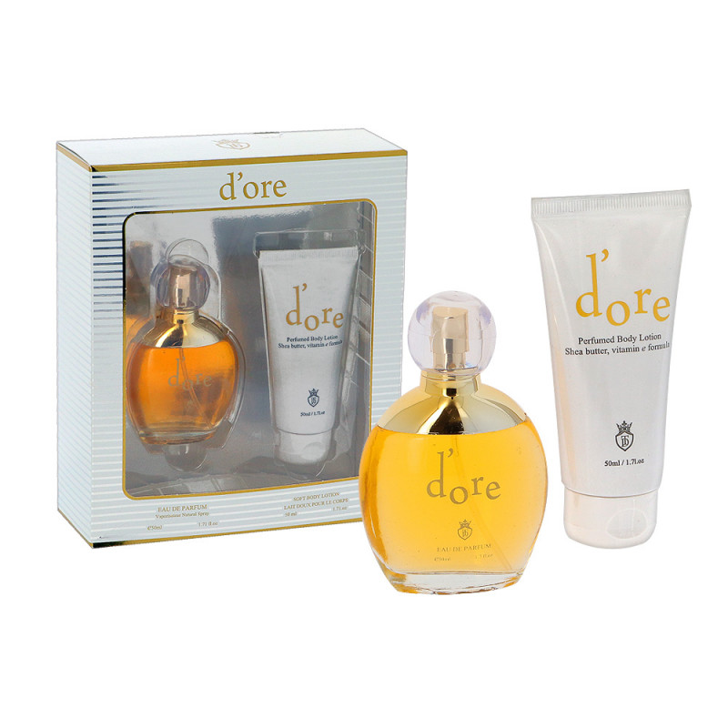 Set Gift da Donna D'Ore profumo da 50 ml e Lozione per il corpo da 50 ml