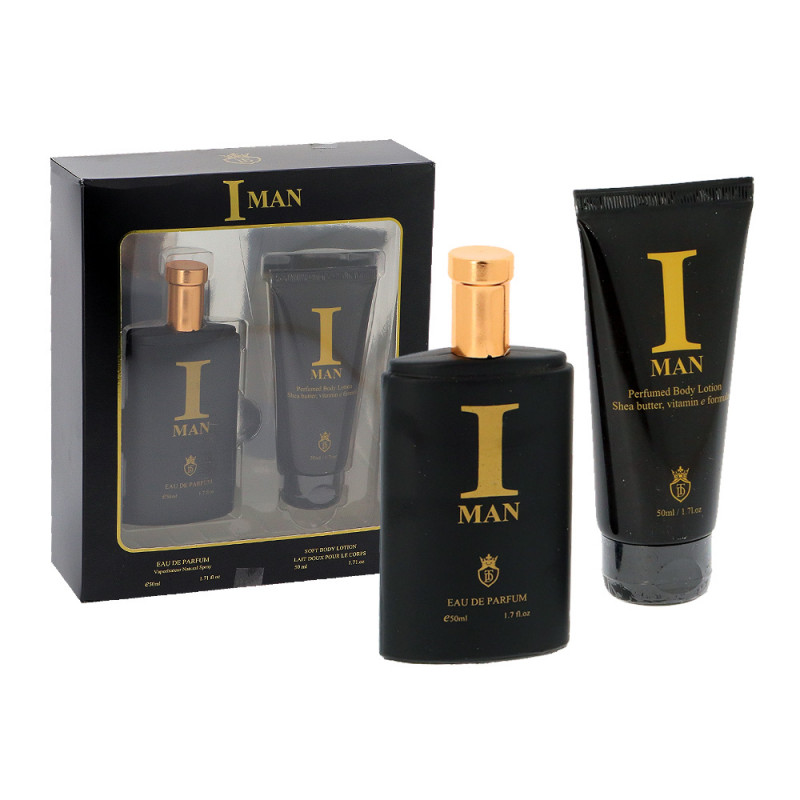 Set Gift da uomo IMan Profumo da 50 ml e Lozione per il corpo da 50 ml