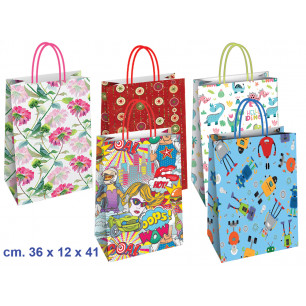 Borse in carta Everyday fantasia cm. 36 x 12 x 41
