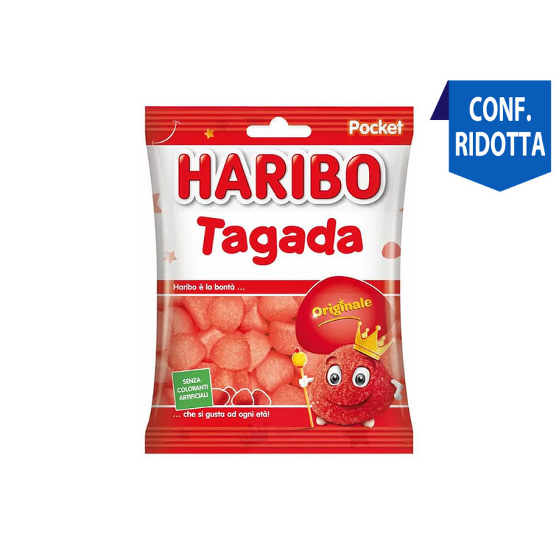 Caramelle Haribo Tagada busta da 80g