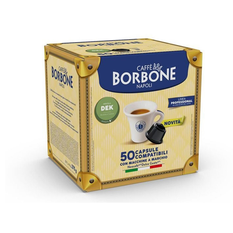 Capsule Borbone compatibili Dolce Gusto Dek 50 capsule
