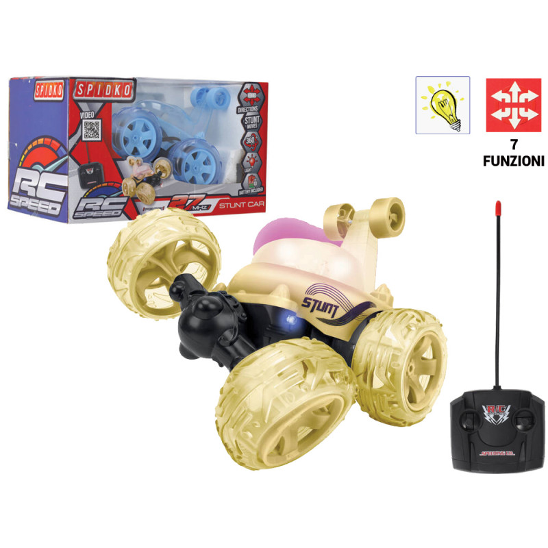 Radiocomando auto stunt con luci 7 funzioni