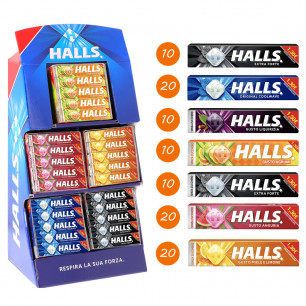 Espositore Halls assortito da 100 pz