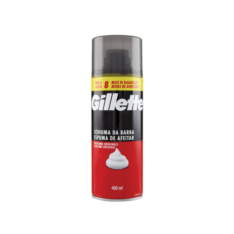 Schiuma da barba Gillette Classica rossa 400ml