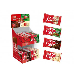 Espositore Kit Kat assortito 4 gusti da 96 pz