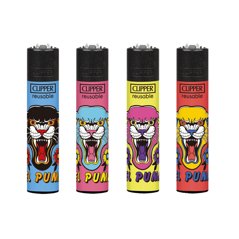 Accendini Clipper Large El Puma + BW + LB
