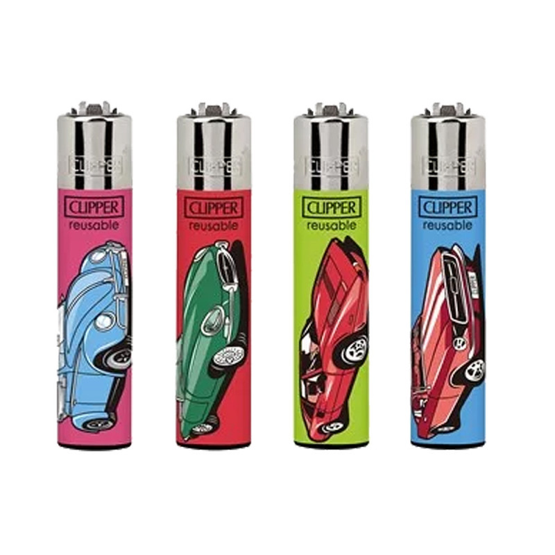 Accendini Clipper Large Vintage Cars + LB