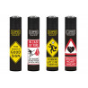 Accendini Clipper Large Funny Signs + BW + LB