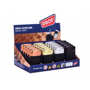 Accendino Prof jet flame metal caps 20 pz x