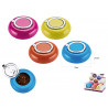 Posacenere Champ tascabile tondo espo 12 pz in 4 colori pastello
