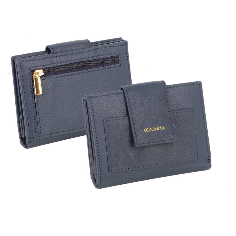 Portafoglio Coconuda donna con bottone modello Medio colori assortiti