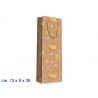 Borse per bottiglia dec. Wood cm. 12x9x39