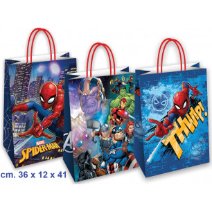 Borse in carta Avengers cm. 36x12x41
