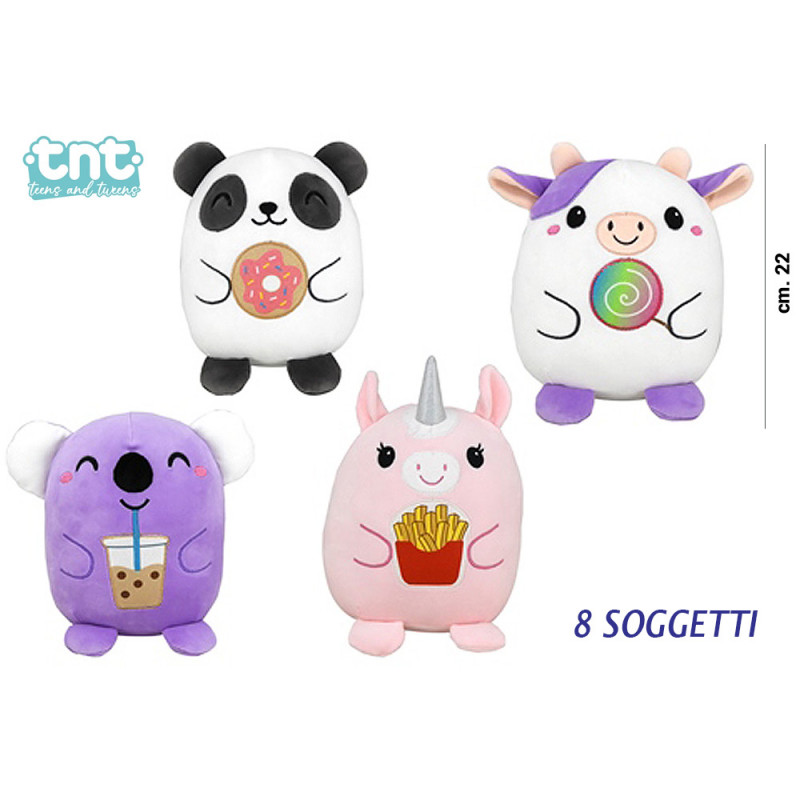 Peluche Yummy Friends cm. 22 in 8 ass.ti