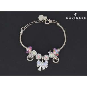 Bracciale Navigare donna Charms e ciondolo mod B