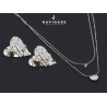 Parure Navigare con collana ed orecchini a cuore