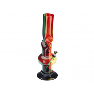 Bong Champ in plastica Rasta cm. 31