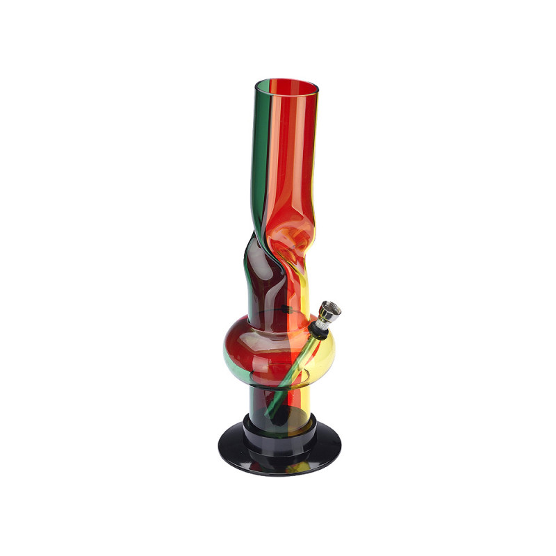 Bong Champ in plastica Rasta cm. 31