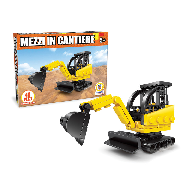 Costruzioni Click Clack draga cingolata 48 mattoncini