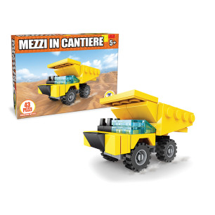 Costruzioni Click Clack mezzi da cantiere 43 mattoncini