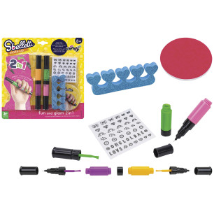 Blister decora unghie con 4 smalti