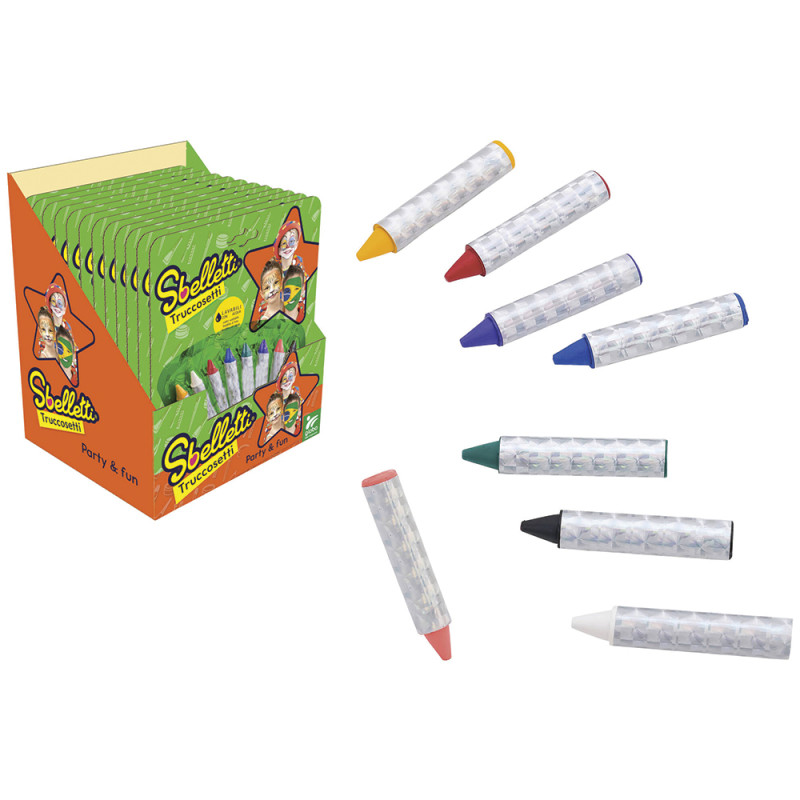 Truccosetti party blister 8 cere a matita