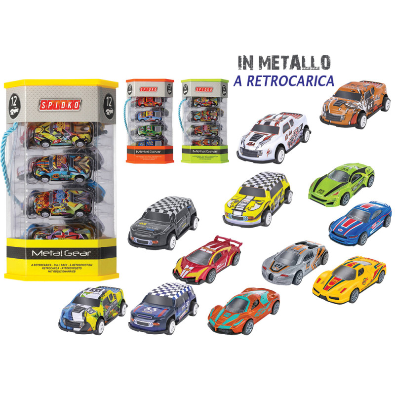 Set 12 auto a retrocarica in 3 ass.ti