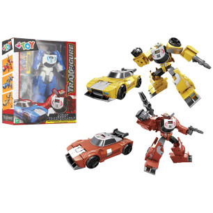 Robot trasformabile in auto sportiva 3 ass.ti