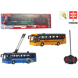 Radiocomando autobus con luci a 7 funzioni 3 ass.ti