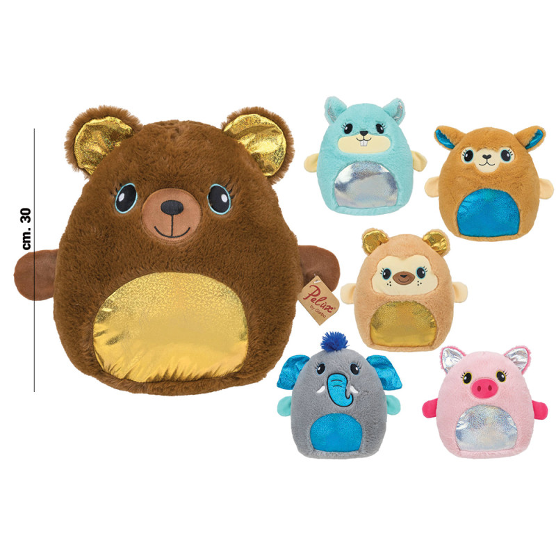 Peluche Pelux animaletti cm. 30 in 6 ass.ti