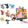 Costruzioni Cubix animali da scrivania display 12 pz ass.ti