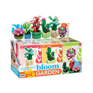 Costruzioni Bloom Garden fiori in vaso display 6 pz in 6 ass.ti