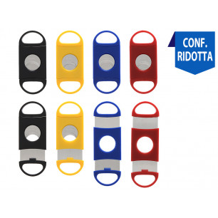 Tagliasigari doppia lama in 4 colori
