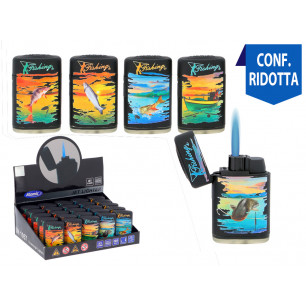 Accendini Atomic Fishing con fiamma turbo