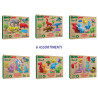 Set pasta da modellare 3 vasetti 50 gr con formine 6 ass.ti