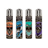 Accendini Clipper Large Marked Skulls 3