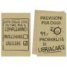 Biglietti con frasi umoristiche con fondo avana