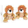 Peluche Nice & Good Leone seduto con tutina cm. 21 in 2 ass.ti