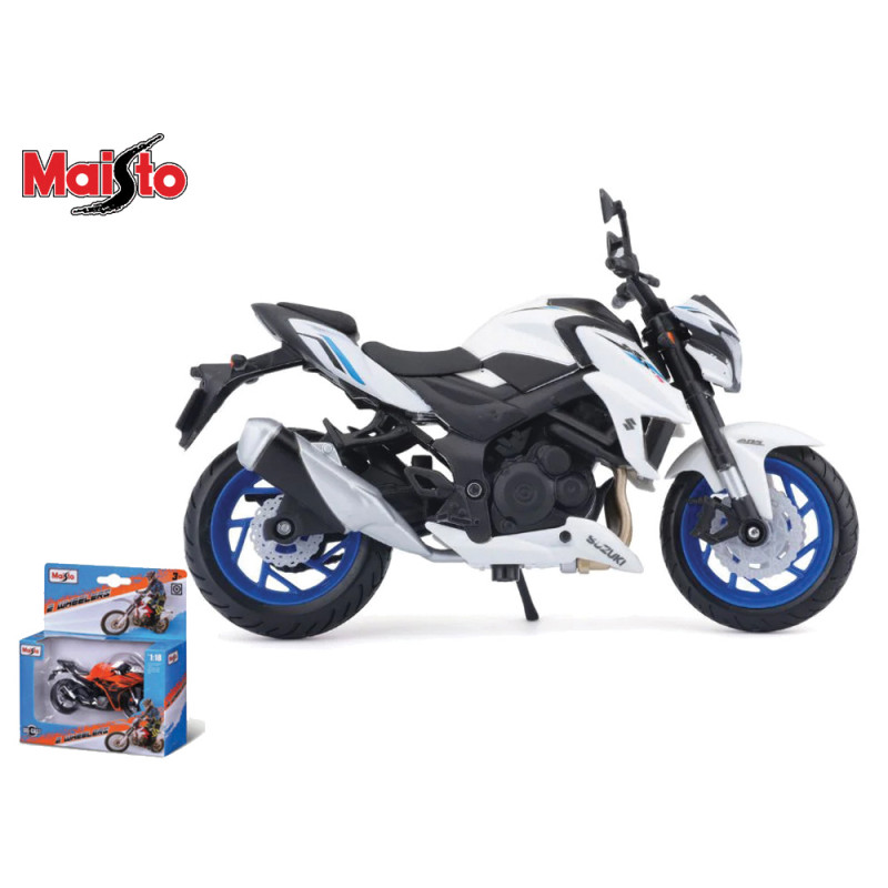 Modellino Maisto moto da cross SUZUKI GSX-S750 ABS scala 1:18 die cast