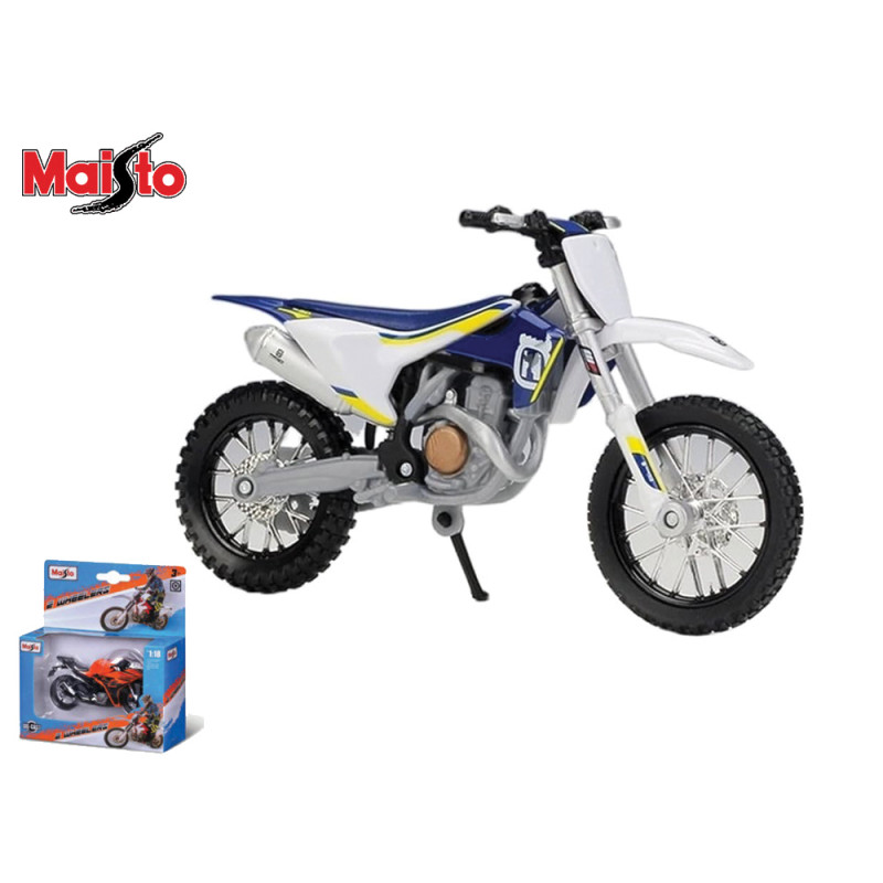 Modellino Maisto moto da cross Husqvarna FC 450 scala 1:18 die cast