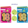 Biglietti 18esimo Compleanno i Discoli con messaggio in rotella