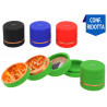 Grinder in metallo tinta unita 4 parti diam 6,3 cm