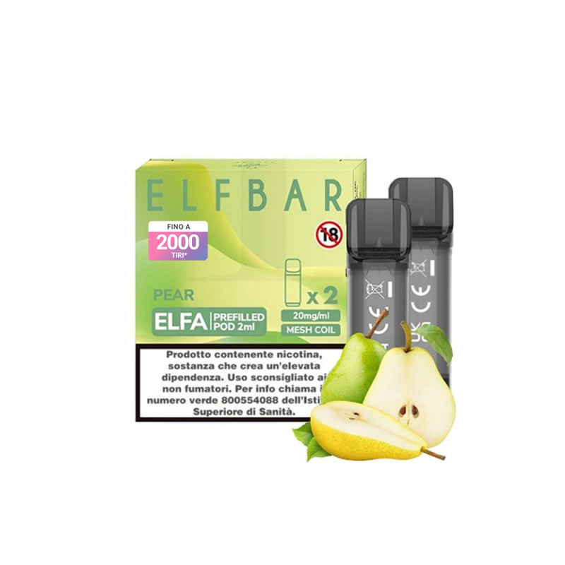 Elfbar Elfa 2 Pod monouso Pera 2 ml