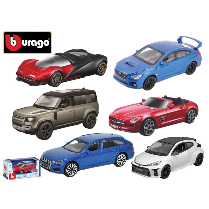Modellini Bburago auto Street Fire scala 1:43 die cast assortimento 2
