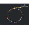 Bracciale Navigare donna catenella color oro e decori mod D