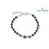 Bracciale Navigare uomo con sfere sfaccettate mod C