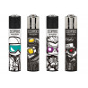 Accendini Clipper Large Big Heads SW + BW + LB