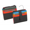 Portafoglio unisex Laura Biagiotti in pelle con inserti multicolor colori assortiti